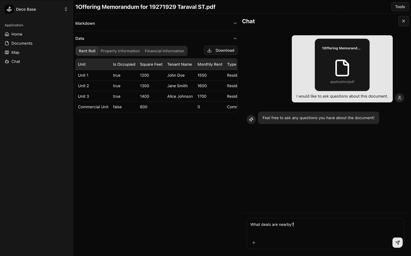 AI Agent features screenshot